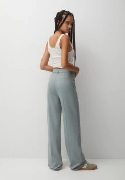 PULL & BEAR Formal Straight-Leg PantaloniLight Grey Donna Pantaloni PUC21A0SM-C11 -PULL - BEAR Negozio 02d36686de624f94988dd72f567c5a08