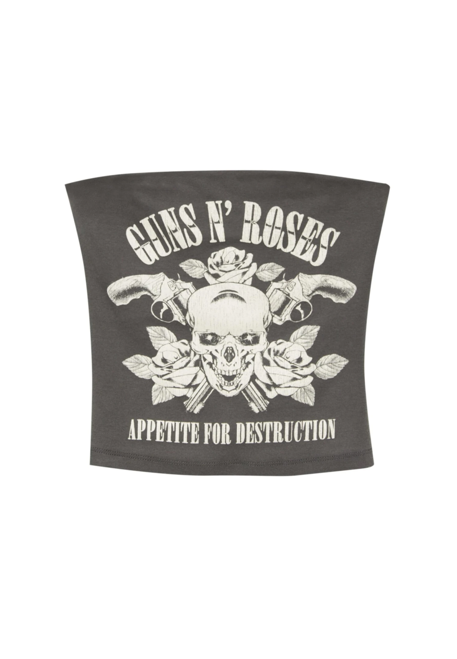 PULL & BEAR Guns N RosesBandeauTopDark Grey Donna T-shirt E Top PUC21D2H5-C11 8 PULL & BEAR Guns N RosesBandeauTopDark Grey Donna T-shirt E Top PUC21D2H5-C11 - immagine 6