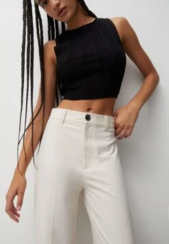 PULL & BEAR Formal Straight-Leg PantaloniWhite Donna Pantaloni PUC21A0SM-A11 10 PULL & BEAR Formal Straight-Leg PantaloniWhite Donna Pantaloni PUC21A0SM-A11 -PULL - BEAR Negozio 09cbfacb29464293944fd77511b4b74b