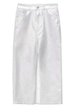 PULL & BEAR Gonna Di JeansSilver Coloured Donna Gonne PUC21B0KJ-D11 -PULL - BEAR Negozio 09dbe2176d324a18ad5dd2933f1441a8