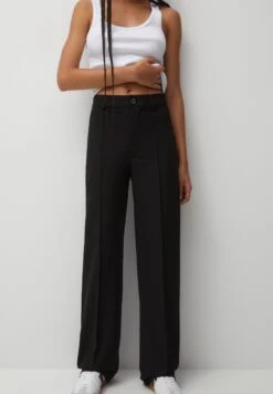 PULL & BEAR With Seam DetailPantaloniBlack Donna Pantaloni PUC21A0LL-Q11