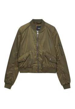 PULL & BEAR Zipped Basic- Giubbotto Bomber - Khaki 12 PULL & BEAR Zipped Basic- Giubbotto Bomber - Khaki -PULL - BEAR Negozio 0bbefc83e6cc4b369c193e87795794f2