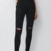 PULL & BEAR Super High Waisted - Jeans Skinny Fit - Black -PULL - BEAR Negozio 0bcc97968f194a88be027bde5c13119a