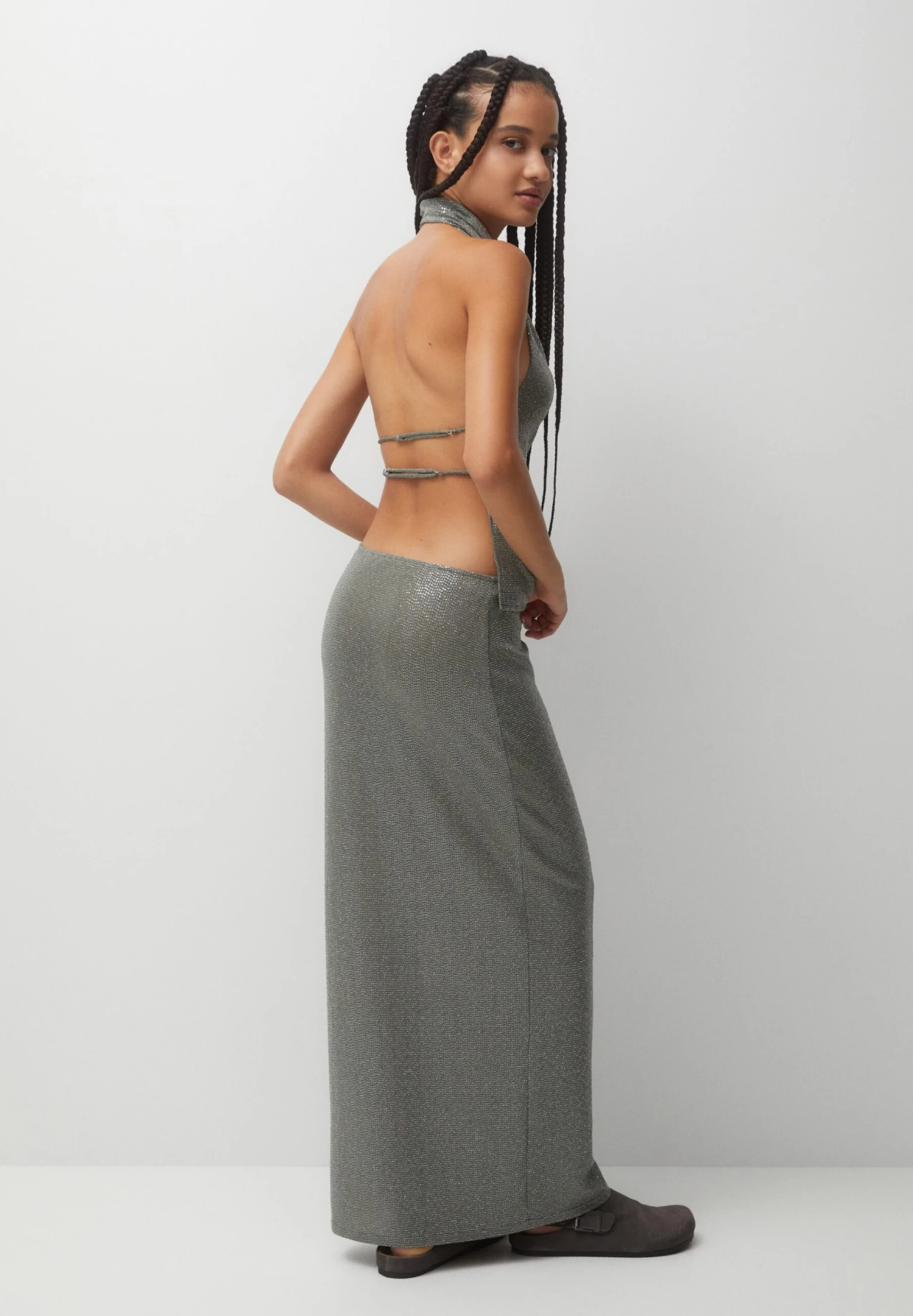 PULL & BEAR Shiny Halter NeckCamicettaLight Green Donna Camicie E Bluse PUC21E12N-M11 5 PULL & BEAR Shiny Halter NeckCamicettaLight Green Donna Camicie E Bluse PUC21E12N-M11 - immagine 3