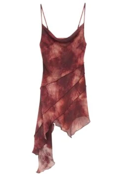 PULL & BEAR Asymmetric - Vestito Estivo - Red -PULL - BEAR Negozio 0eb036a87bf34a0087e0bea7e4aaa305