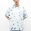 PULL & BEAR Tie-Dye - T-Shirt Con Stampa - Blue -PULL - BEAR Negozio 113221e18963413fbc47e7a77227e6ce