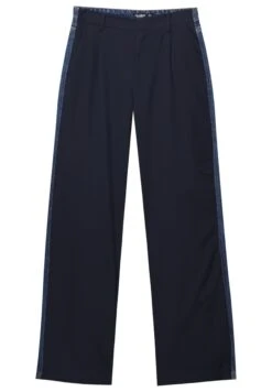 PULL & BEAR Contrast Mid-Rise Wide-LegJeans A SigarettaDark Blue Donna Jeans PUC21A0VJ-K11 -PULL - BEAR Negozio 116ec995319049499cb6a8bfd7433601