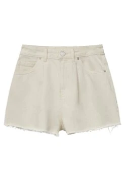PULL & BEAR Darted- Shorts Di Jeans - Beige -PULL - BEAR Negozio 118b27c4d80941f4a6e85e4a6aff90c1