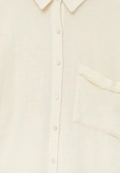PULL & BEAR Rustic Oversize With Frayed-Trim PocketCamiciaWhite Donna Camicie E Bluse PUC22D0K6-A11 -PULL - BEAR Negozio 11e7f20cc8734711b951d3436bee36d2