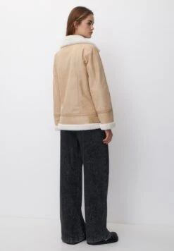 PULL & BEAR Double-Faced LongGiacca Da Mezza StagioneBeige Donna Giacche E Blazer PUC21U0GG-B11 -PULL - BEAR Negozio 12167561b5904b58b51f0b3ea7ec93a2