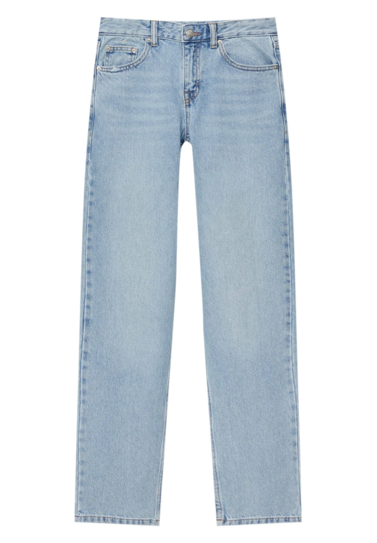 PULL & BEAR Mid Waist FadedJeans A SigarettaLight Blue Denim Donna Jeans PUC21N0KX-K11 8 PULL & BEAR Mid Waist FadedJeans A SigarettaLight Blue Denim Donna Jeans PUC21N0KX-K11 - immagine 6