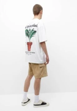 PULL & BEAR Paris Short SleeveT-Shirt Con StampaWhite Uomo T-shirt E Polo PUC22O1NH-A11 -PULL - BEAR Negozio 144eb59079694ef5a7af2145f11c1092