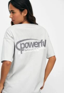 PULL & BEAR Short Sleeve HappinessT-Shirt Con StampaLight Grey Donna T-shirt E Top PUC21D2FK-C11 -PULL - BEAR Negozio 167cdc7107f94f1a8fdc9619c249171d