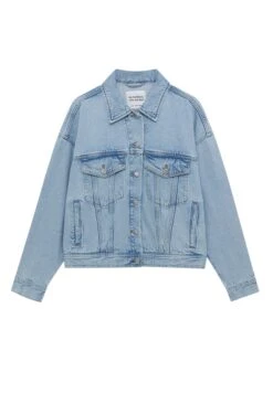 PULL & BEAR Giacca Di JeansStone Blue Denim Donna Giacche E Blazer PUC21G0H5-K11 -PULL - BEAR Negozio 1a855114a6b54b00b0b0cb6bd70d43c0