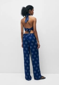 PULL & BEAR Printed Halter - Camicetta - Blue -PULL - BEAR Negozio 1b8c20db9dd54a34a0e32ee7becf31e6