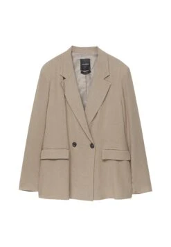 PULL & BEAR Rustic Double-BreastedBlazerLight Brown Donna Giacche E Blazer PUC21G0IB-O11 -PULL - BEAR Negozio 1c43641efdae4257944d5e9066fbcb10