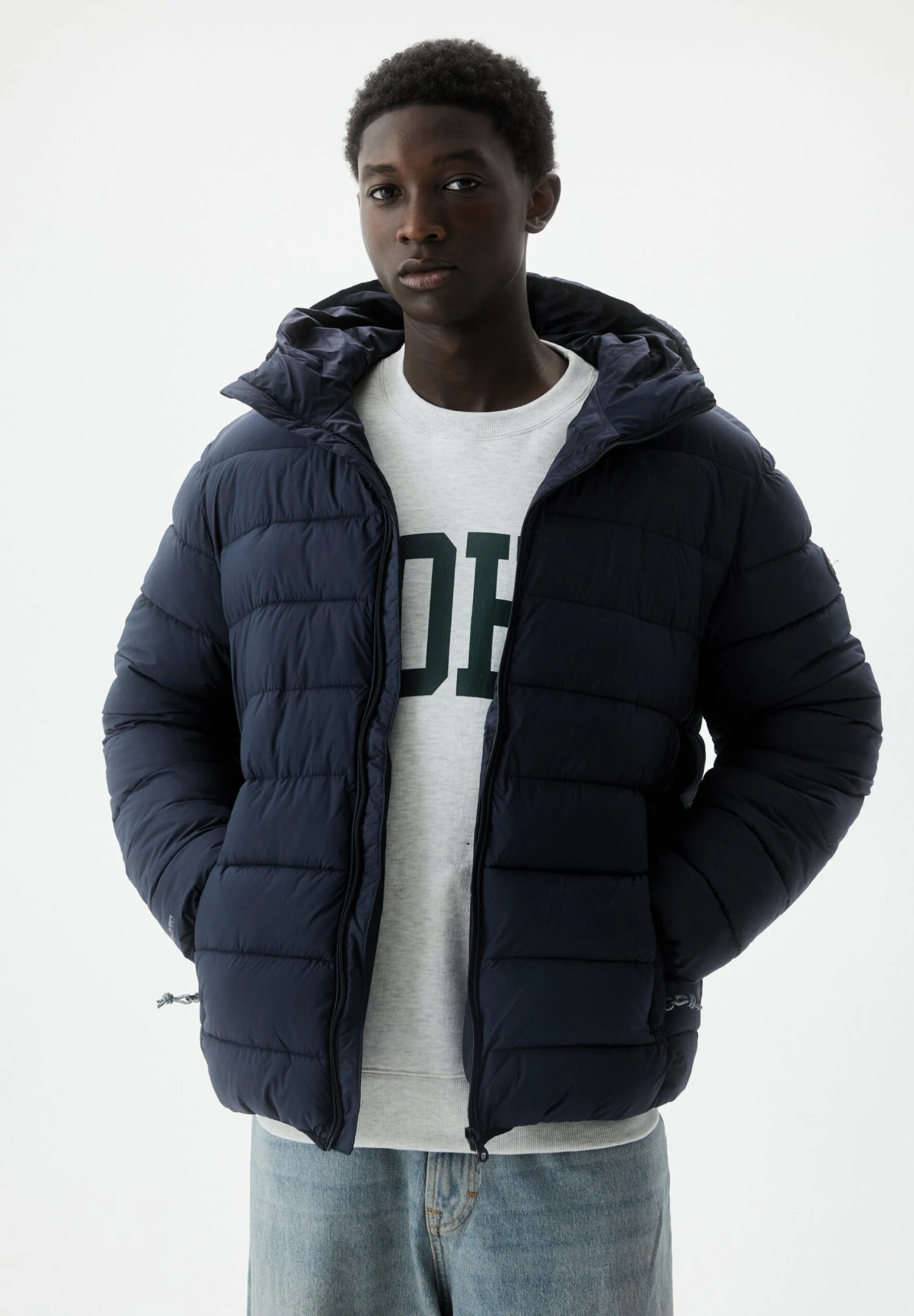 PULL & BEAR LightweightGiacca InvernaleDark Blue Uomo Giacche PUC22T0ST-K11 3 PULL & BEAR LightweightGiacca InvernaleDark Blue Uomo Giacche PUC22T0ST-K11