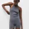 PULL & BEAR Strappy SeamlessTuta JumpsuitDark Grey Donna Tute Jumpsuit PUC21T0A9-C11 -PULL - BEAR Negozio 1d903c7371d04f4586a07749750a1966