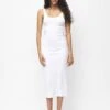 PULL & BEAR Basic Midi - Vestito Di Maglina - White -PULL - BEAR Negozio 1f45dff047264408b3796ce97fd9be19