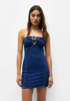 PULL & BEAR With BuckleVestito Di JeansBlue Donna Vestiti PUC21C13F-K11