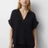 PULL & BEAR With CollarCamicettaBlack Donna Camicie E Bluse PUC21E11Q-Q11 -PULL - BEAR Negozio 206bd1f33f9c4b6ca370d476071098be