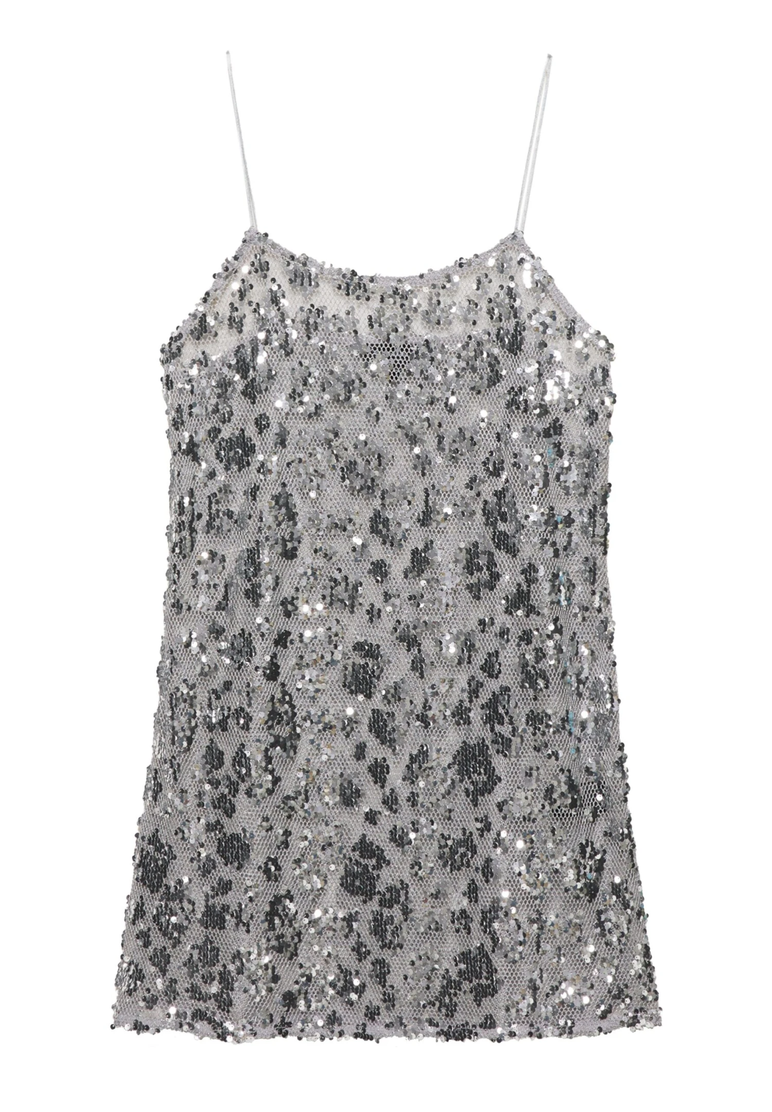 PULL & BEAR SEQUINNED STRAPPY-SHORT - Vestito Elegante - Silver-coloured 10 PULL & BEAR SEQUINNED STRAPPY-SHORT - Vestito Elegante - Silver-coloured - immagine 8