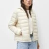 PULL & BEAR Weight HoodedPufferGiacca InvernaleBeige Donna Giacche E Blazer PUC21U0GD-B11