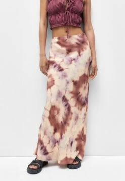 PULL & BEAR Tie-Dye - Gonna Lunga - Light Pink