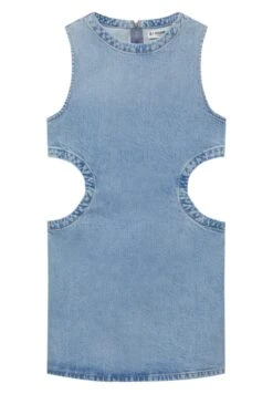 PULL & BEAR Short With Cut-Out Detail - Vestito Di Jeans - Blue Denim -PULL - BEAR Negozio 2241fe92f309468e89c893339a7690d3