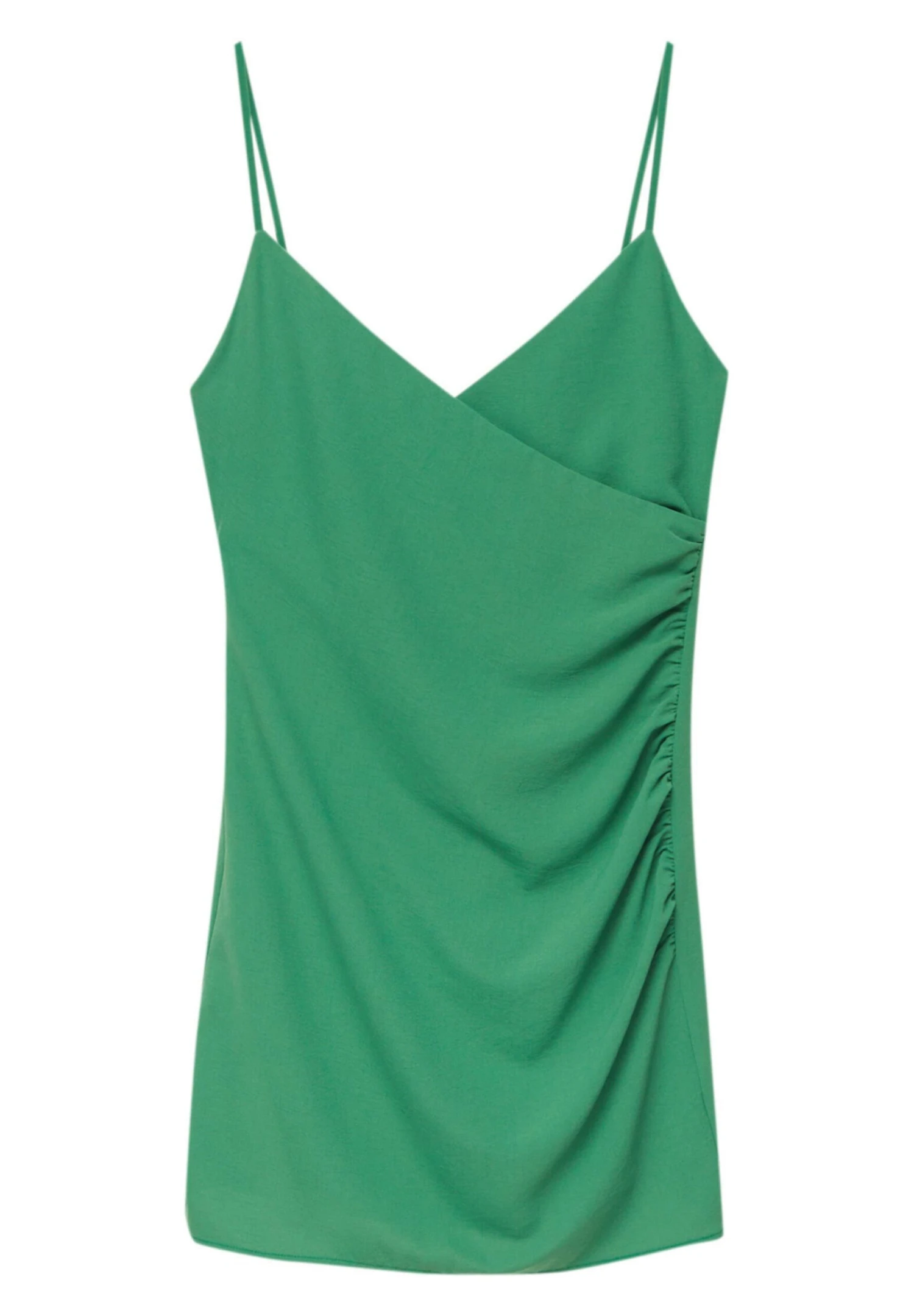 PULL & BEAR Short With Surplice NecklineTubinoGreen Donna Vestiti PUC21C14M-M11 7 PULL & BEAR Short With Surplice NecklineTubinoGreen Donna Vestiti PUC21C14M-M11 - immagine 5