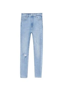 PULL & BEAR Super High WaistedJeans Skinny FitLight-Blue Denim Donna Jeans PUC21N0MA-K12 -PULL - BEAR Negozio 246cc07b67aa4b4fb2fa86a5b67995d0