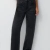 PULL & BEAR Mid Waist- Jeans A Sigaretta - Black -PULL - BEAR Negozio 2824a2bf52214be0bd7087d4ccd877d1