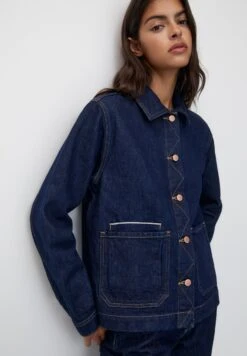 PULL & BEAR Worker- Giacca Di Jeans - Dark Blue -PULL - BEAR Negozio 287e0579270144778d241129e8c10448