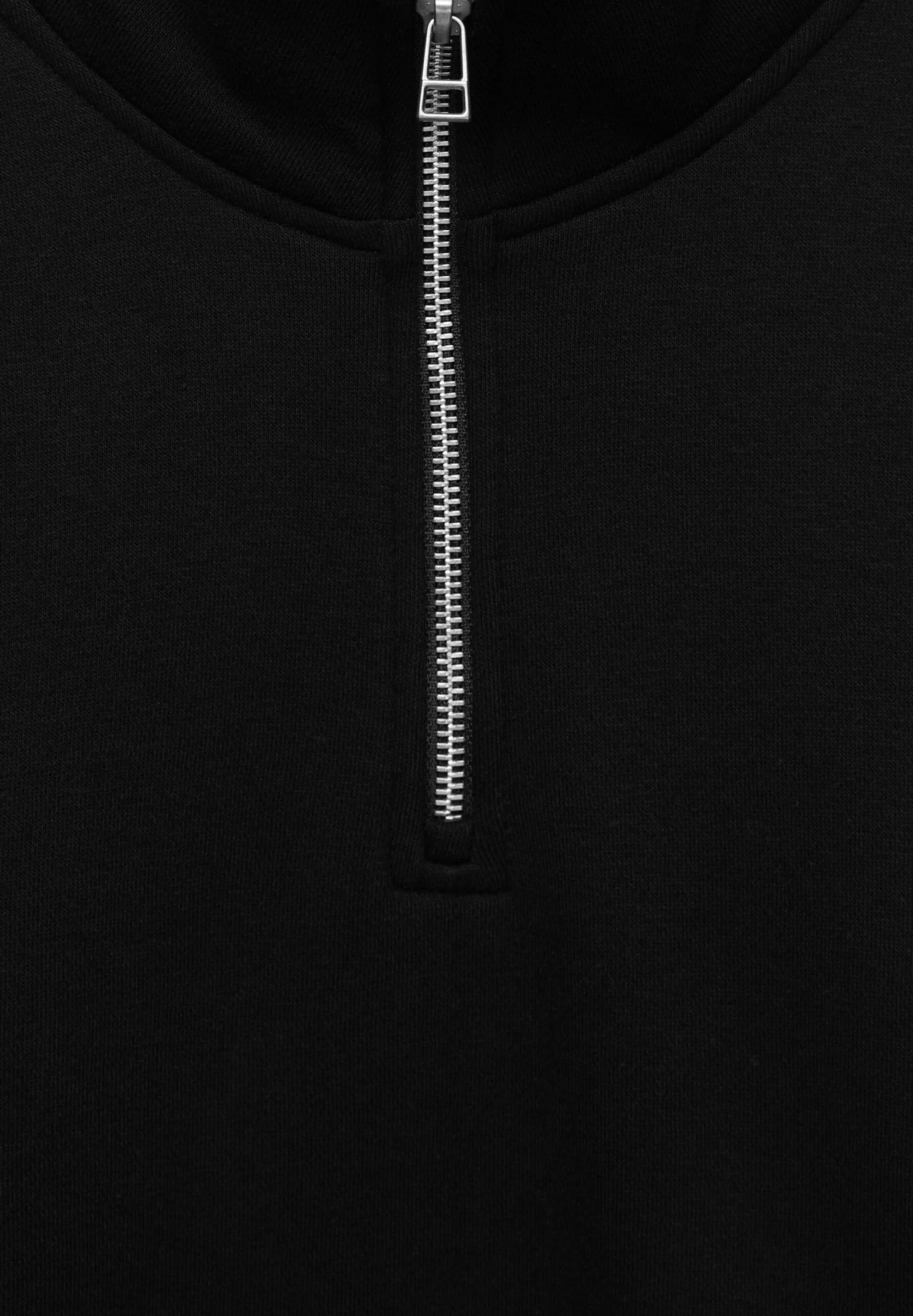 PULL & BEAR Basic Coloured Zip-Up NeckFelpaBlack Uomo Maglieria E Felpe PUC22S0QT-Q11 8 PULL & BEAR Basic Coloured Zip-Up NeckFelpaBlack Uomo Maglieria E Felpe PUC22S0QT-Q11 - immagine 6