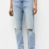 PULL & BEAR Ripped MomJeans A SigarettaStone Blue Denim Donna Jeans PUC21N0L4-K12 -PULL - BEAR Negozio 28ca7afbb677446b8c9dd92970b344da