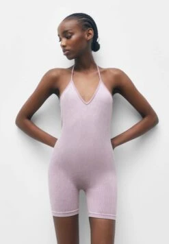 PULL & BEAR Seamless HalterTuta JumpsuitLilac Donna Tute Jumpsuit PUC21T0AA-I11