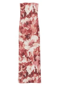 PULL & BEAR Long Floral - Vestito Lungo - Dark Red -PULL - BEAR Negozio 29d3c0c221c8446a8eaded31c6566566