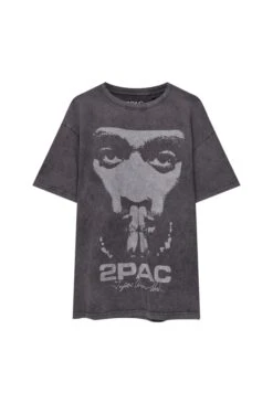 PULL & BEAR Tupac GraphicT-Shirt Con StampaLight Grey Uomo T-shirt E Polo PUC22O1OW-C11 -PULL - BEAR Negozio 2a9e6bce4e784acb8f8d027d1ca496fd