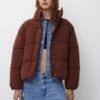 PULL & BEAR Puffer Giacca InvernaleBrown Donna Giacche E Blazer PUC21U0GC-O11