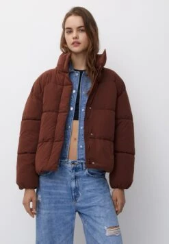 PULL & BEAR Puffer Giacca InvernaleBrown Donna Giacche E Blazer PUC21U0GC-O11