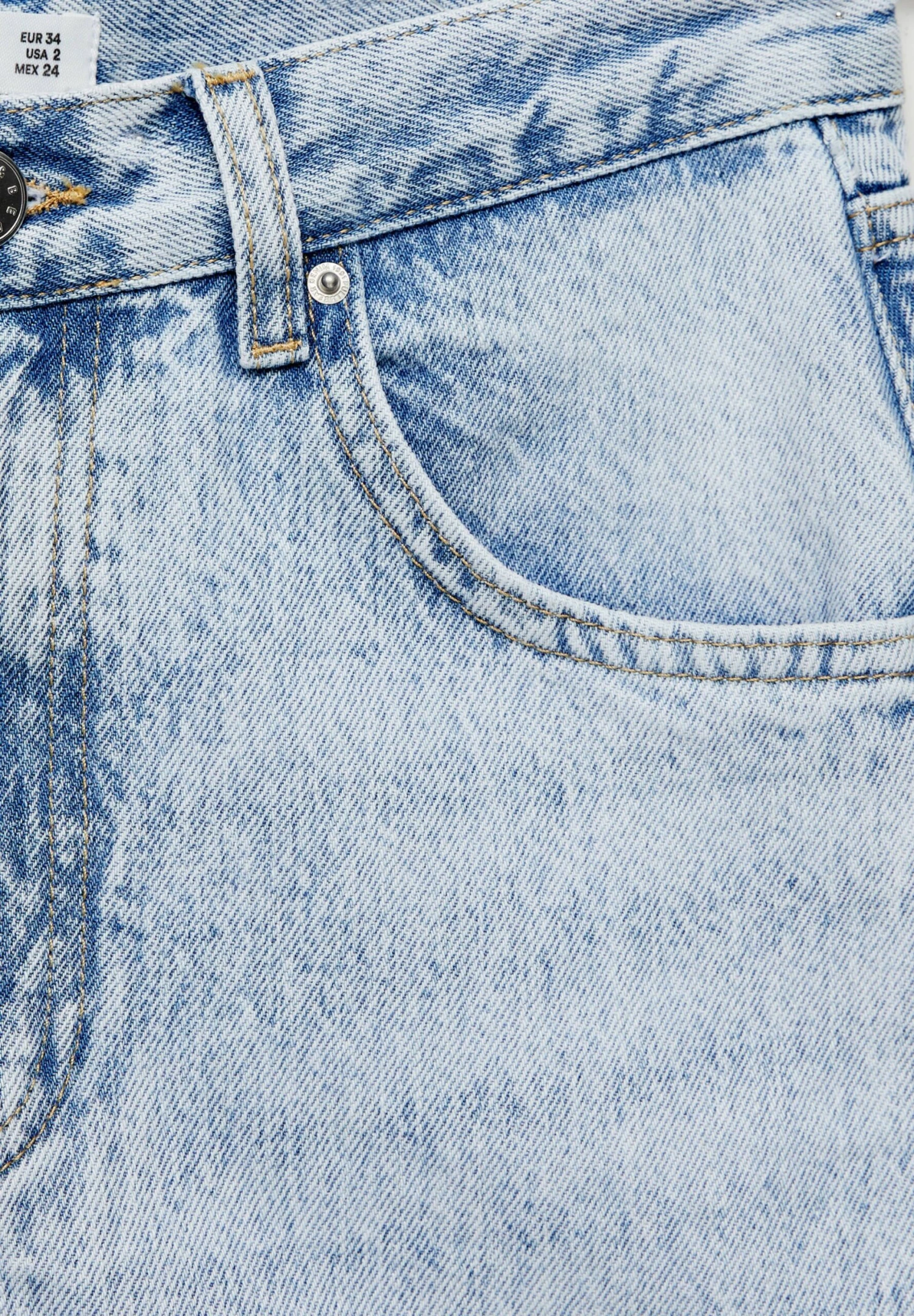 PULL & BEAR Balloon Fit Jeans BaggyStone Blue Denim Donna Jeans PUC21N0LJ-K11 9 PULL & BEAR Balloon Fit Jeans BaggyStone Blue Denim Donna Jeans PUC21N0LJ-K11 - immagine 7