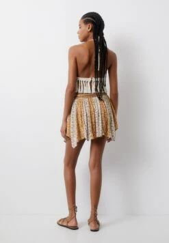 PULL & BEAR Asymmetric - Gonna A Pieghe - Ochre -PULL - BEAR Negozio 2cdcb1e26c3f41adb68606aec0e210ba