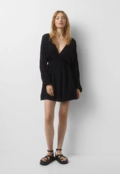 PULL & BEAR Long SleeveShortVestito EstivoBlack Donna Vestiti PUC21C15E-Q11 -PULL - BEAR Negozio 2efab0d7d951477c929f41c5ee2f8c6f