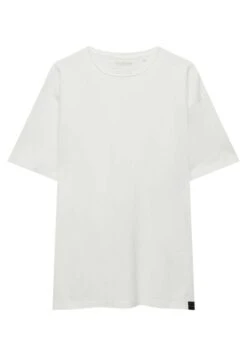 PULL & BEAR Basic Short SleevedT-Shirt BasicWhite Uomo T-shirt E Polo PUC22O1MR-A11 -PULL - BEAR Negozio 2f9e99aef60346f7a43bdd67799ca58a