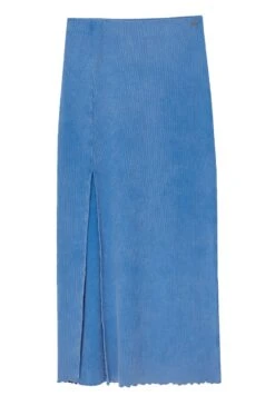 PULL & BEAR Faded Midi- Gonna A Tubino - Blue -PULL - BEAR Negozio 30dc3ee4d75a4e0c9d4926685577fb7d