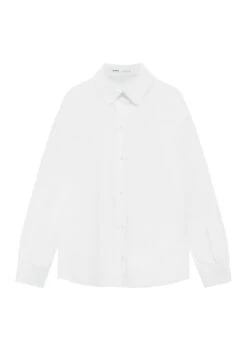PULL & BEAR Basic-Popelin - Camicia - White -PULL - BEAR Negozio 32436e0da13f43b2b22dcd14b8676e4a
