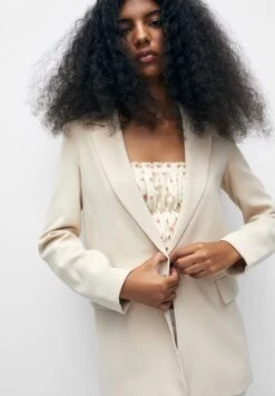 PULL & BEAR Basic- Blazer - Beige -PULL - BEAR Negozio 325ccbe35c5144e59ce9379f24bce921