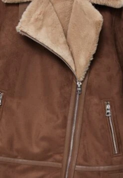 PULL & BEAR Double-Faced LongGiacca Da Mezza StagioneBrown Donna Giacche E Blazer PUC21U0GG-O11 -PULL - BEAR Negozio 32edb7b3dbd448dc877adbcbda546341