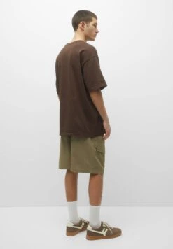 PULL & BEAR Heavy WeightT-Shirt BasicMottled Brown Uomo T-shirt E Polo PUC22O1BR-O11 -PULL - BEAR Negozio 34097288dd9545e0a6b8c2a2126a42c4