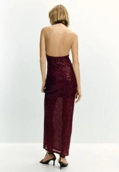 PULL & BEAR SEQUINNED HALTER - Abiti Per Occasioni Speciali - Dark Red -PULL - BEAR Negozio 342d3d8be06448db9e93ca0548735bc5